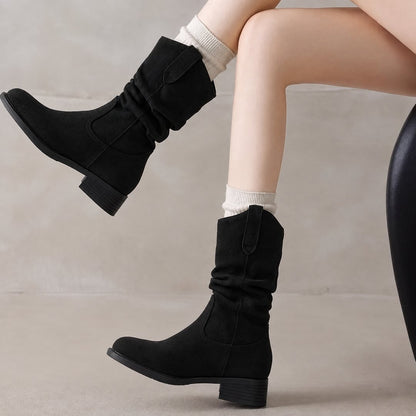 Botte Solène Noir Réglisse portée